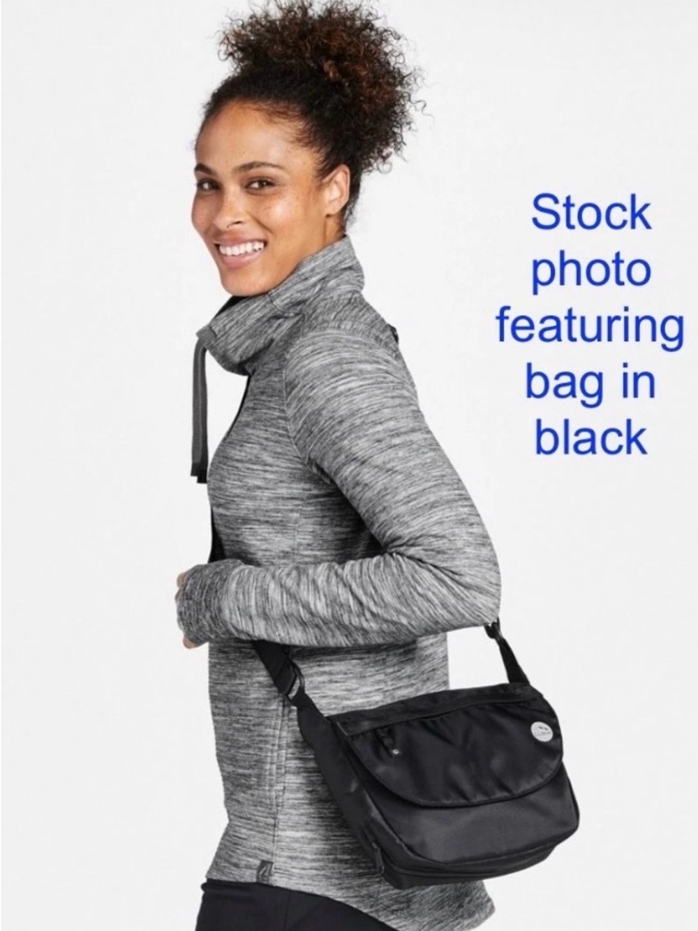 L.L. Bean Boundless Expandable Crossbody Bag Black